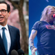 U.S. Treasury Secretary Steven Mnuchin (left, probably) and singer Axl Rose